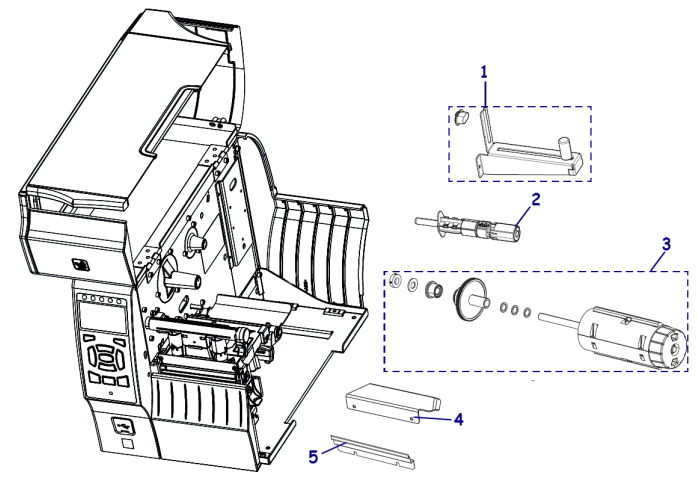 Peças Impressora Zebra