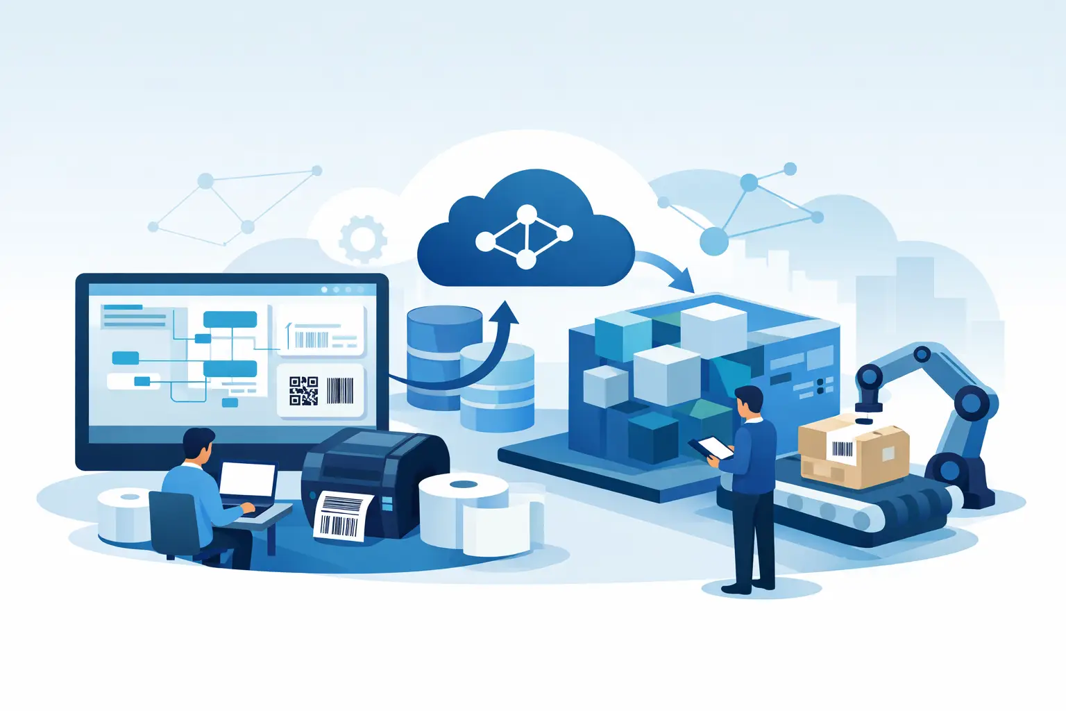 Software de etiquetagem integrado ao SAP