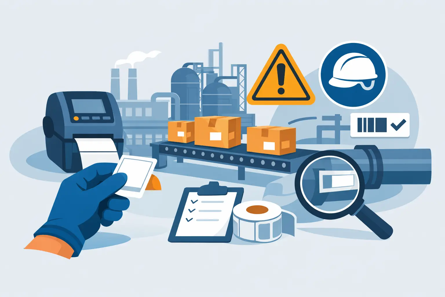 Etiquetas para ambiente industrial sem falhas