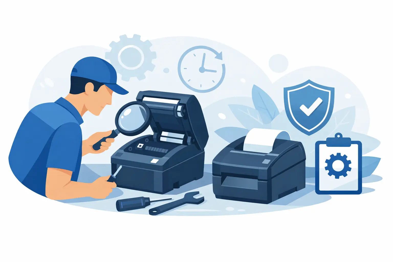 Manutenção preventiva de impressoras térmicas