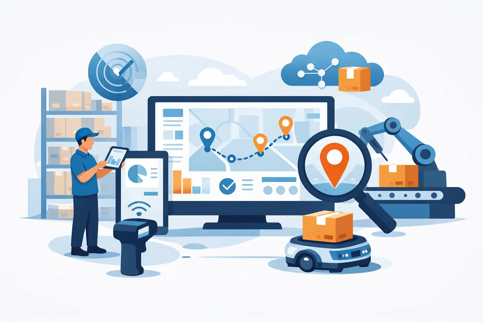 Warehouse software para rastreabilidade