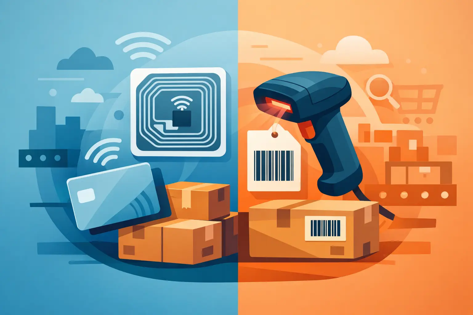 RFID ou código de barras: qual escolher?