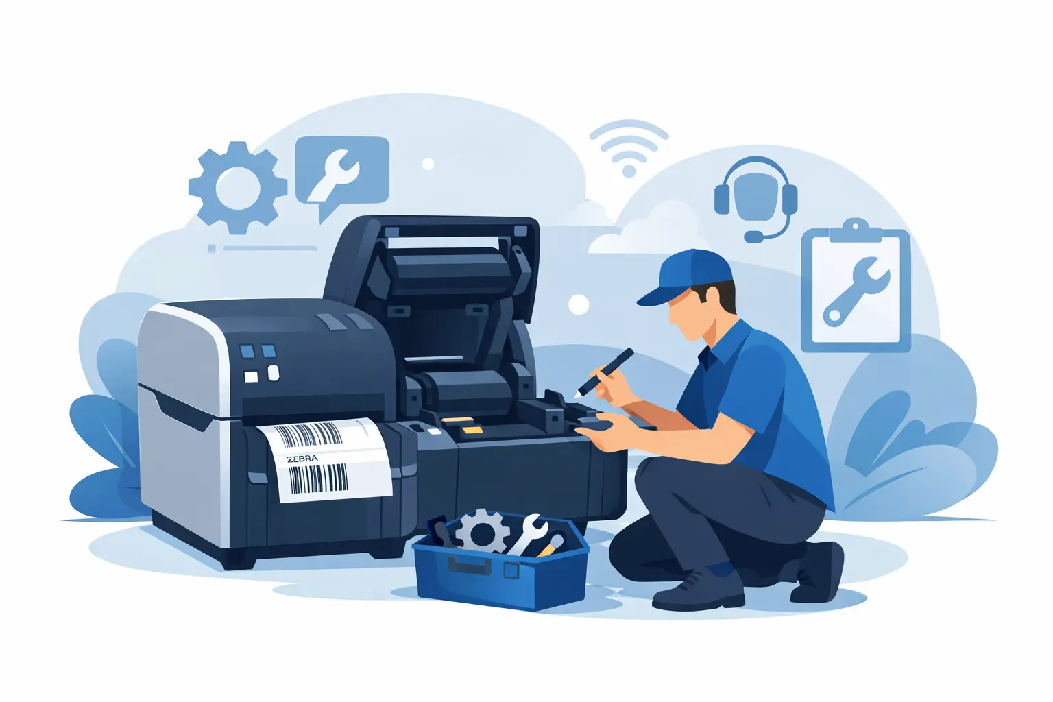 Assistência técnica para impressoras térmicas Zebra