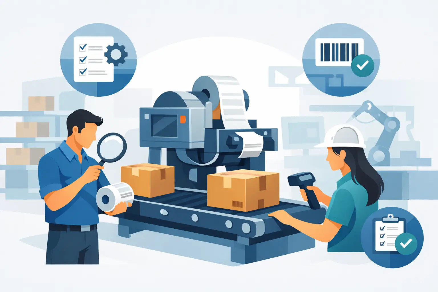 Como reduzir retrabalho na etiquetagem industrial