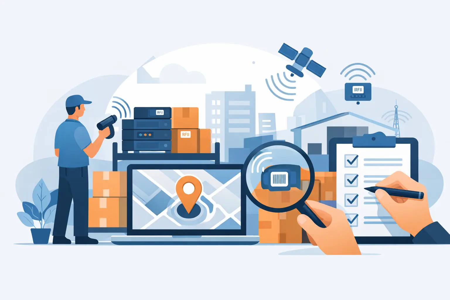 Controle patrimonial RFID com mais precisão