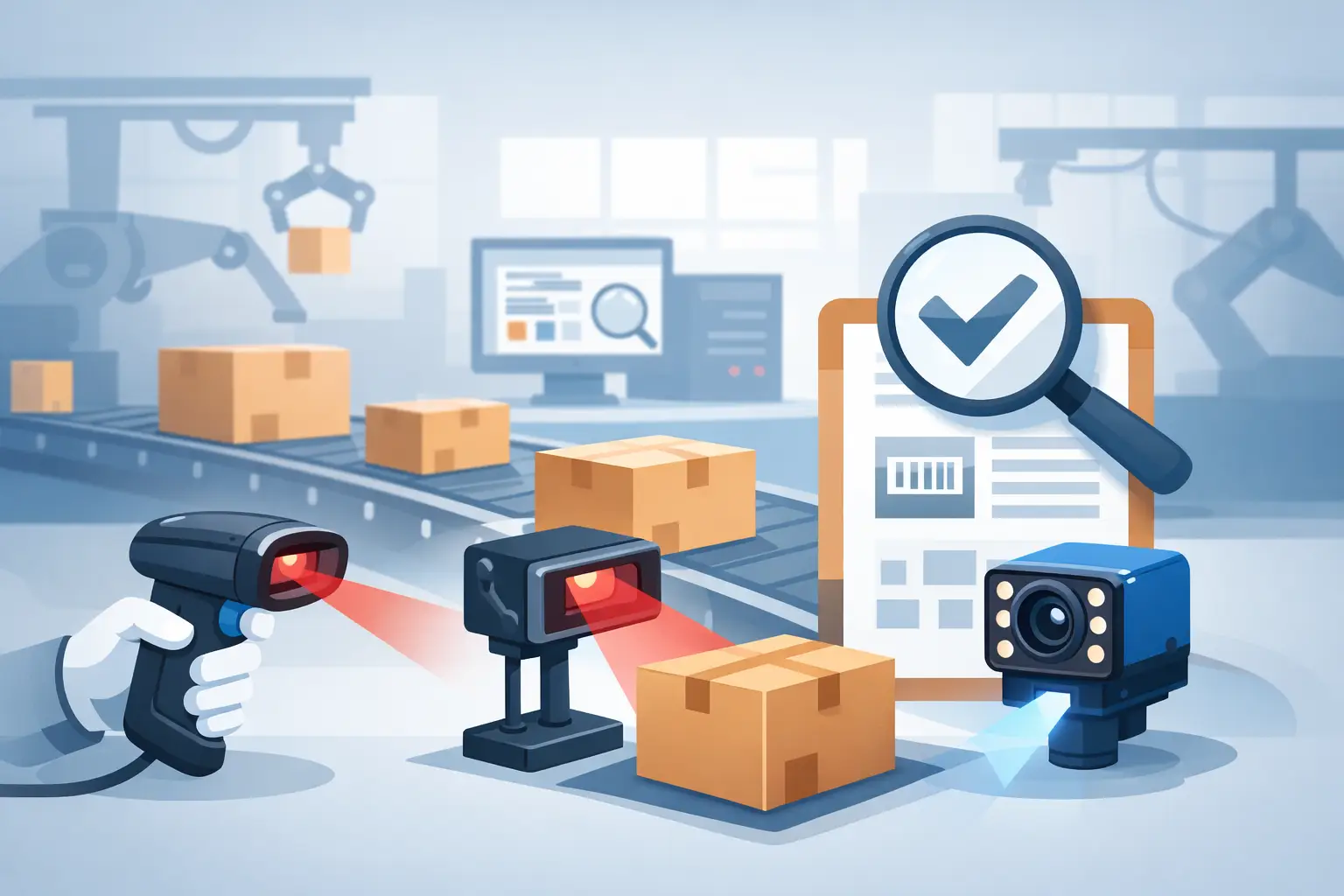 Melhores scanners para conferência cega industrial