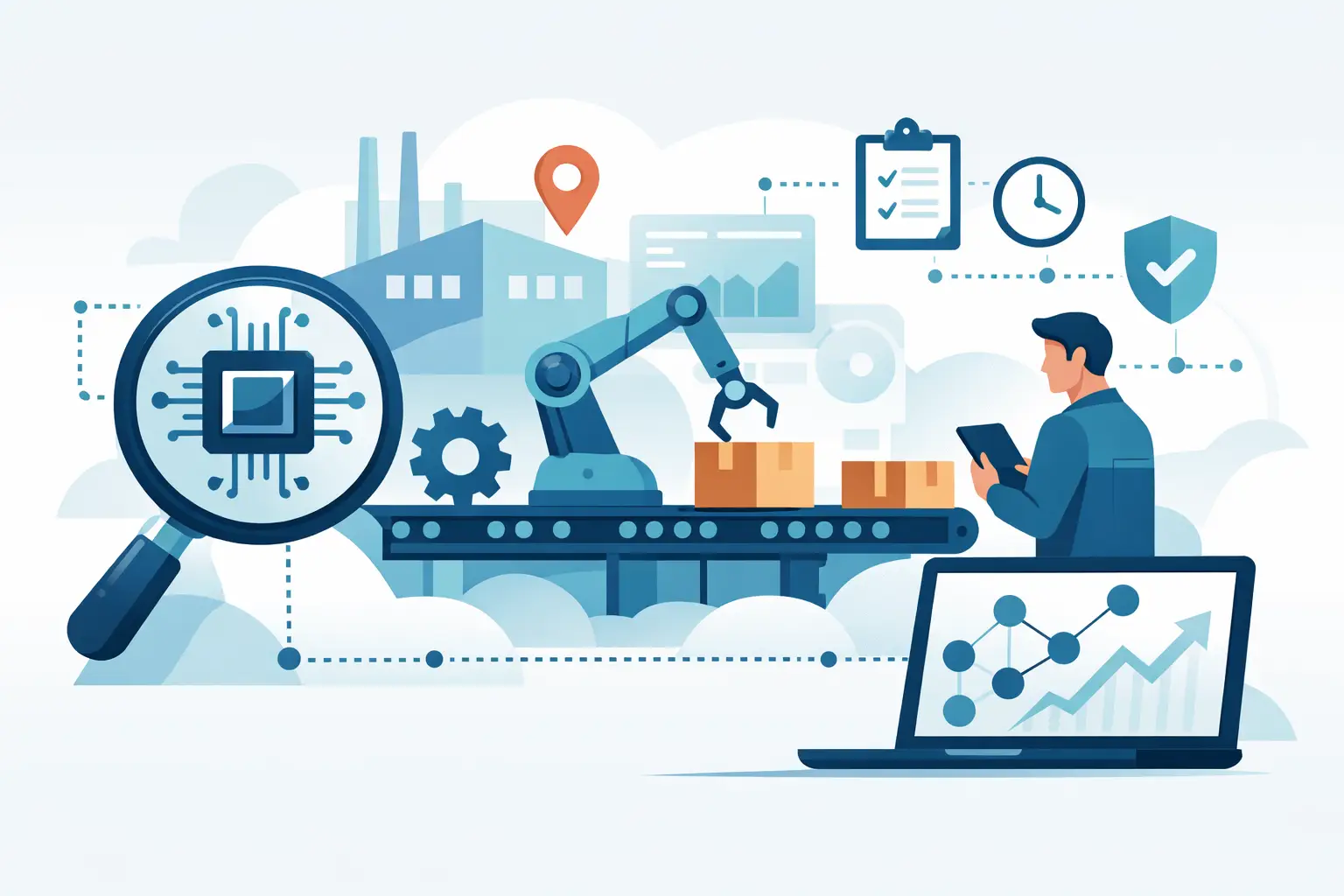 Guia de rastreabilidade para manufatura eficiente