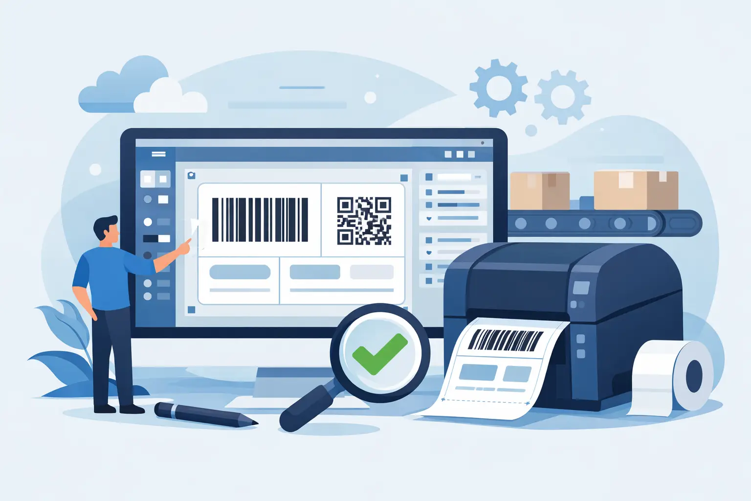 Software BarTender para etiquetas sem erros