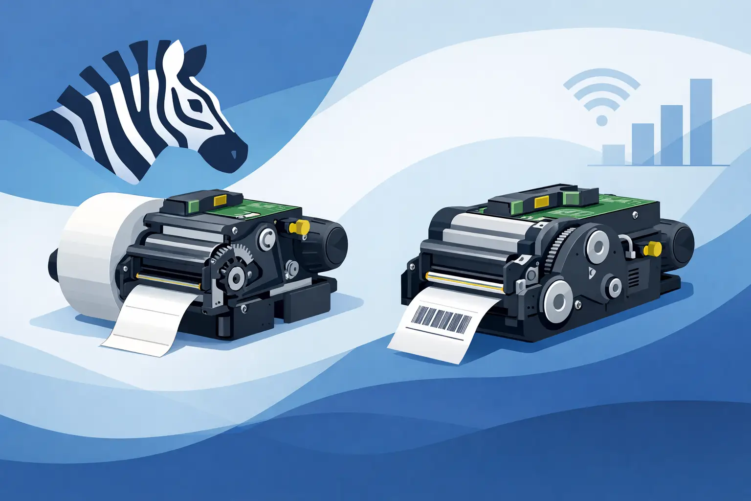 Zebra mecanismos de impressão ZE511 e ZE521
