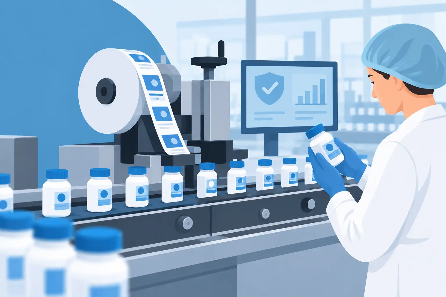 Case de rotulagem farmacêutica: controle em escala