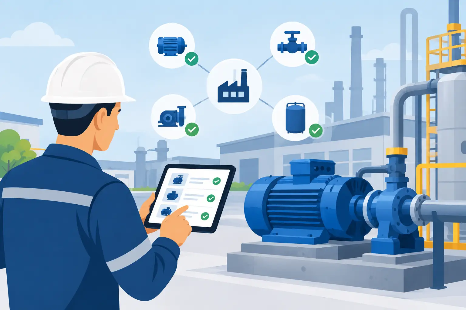 Como implantar controle de ativos industriais