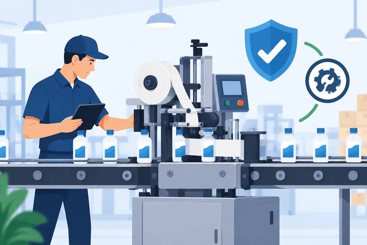 Como prevenir parada de etiquetadora na produção