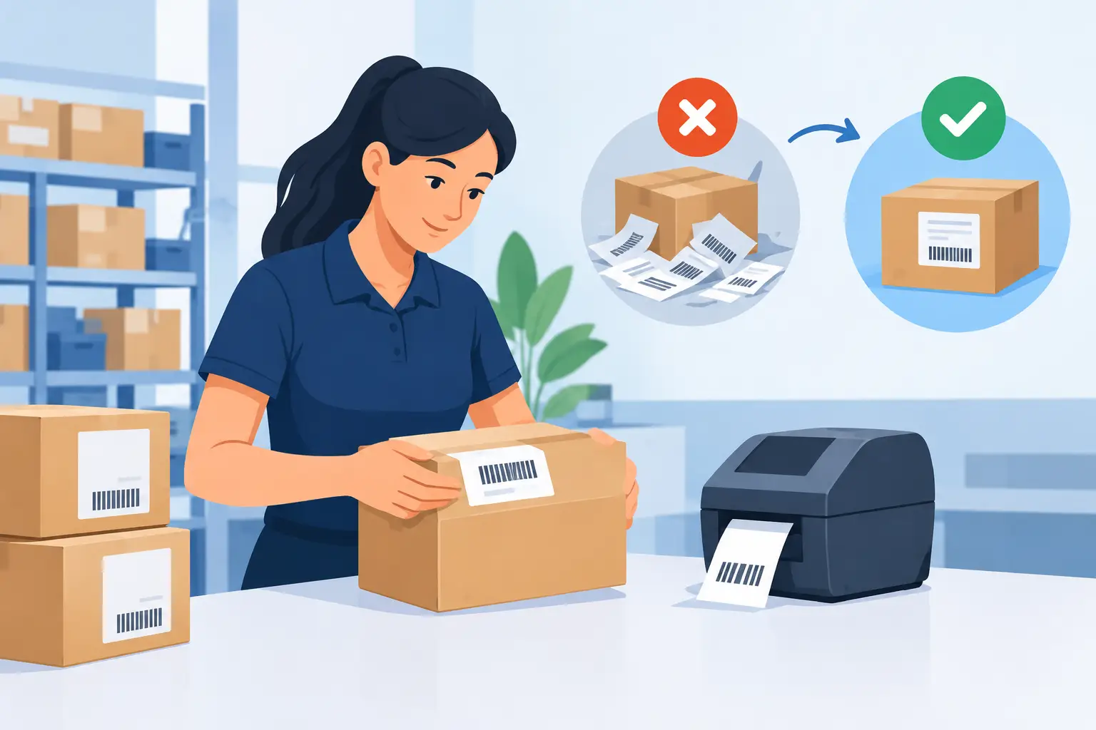 Como reduzir retrabalho com etiquetas na operação