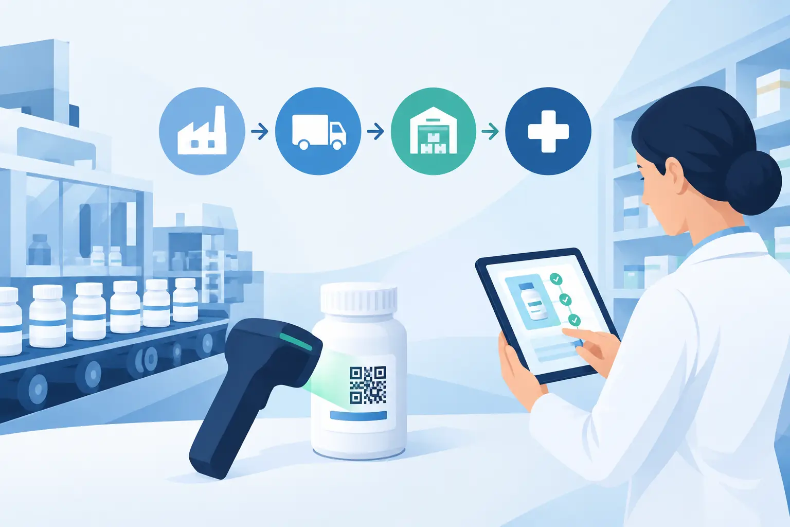 Exemplo de rastreabilidade farmacêutica na prática